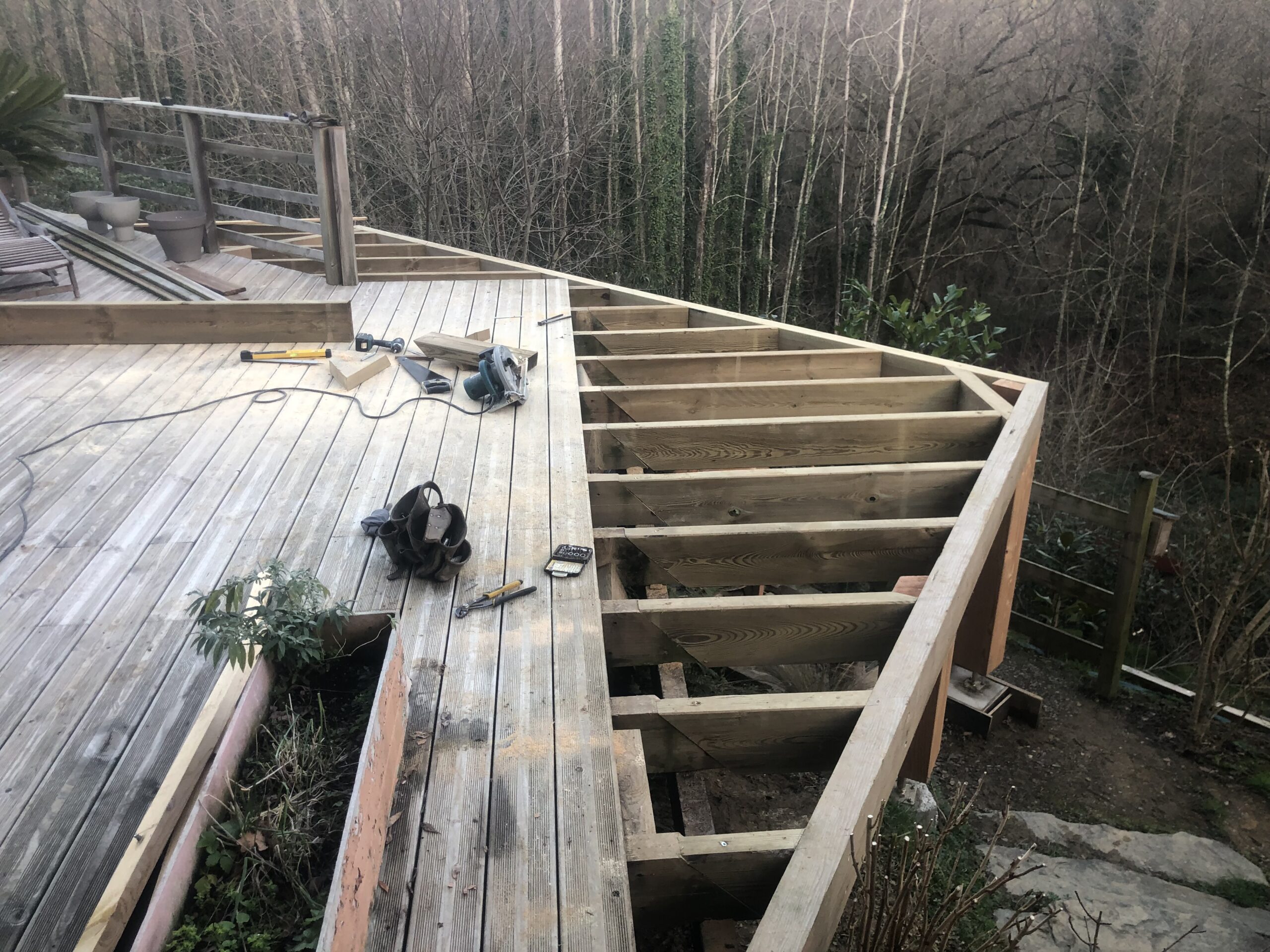 Charpente en rénovation 